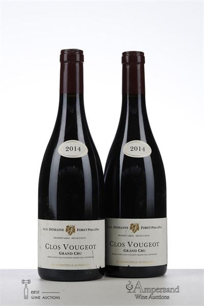 CLOS VOUGEOT 2014 - Forey - 2 Bottles