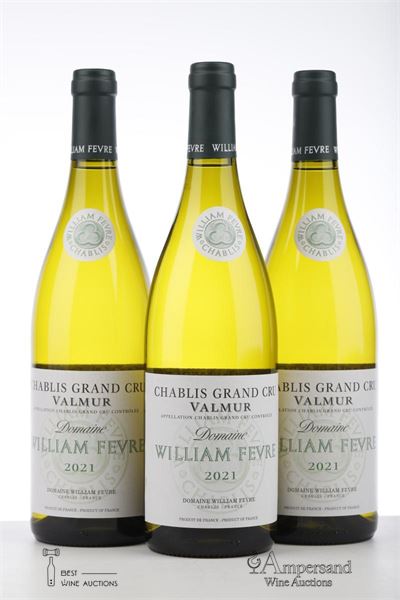 CHABLIS VALMUR 2021 - William Fevre - 3 Bottles
