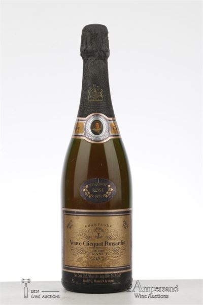 VEUVE CLICQUOT VINTAGE ROSE 1975 - Veuve Clicquot - 1 Bottle