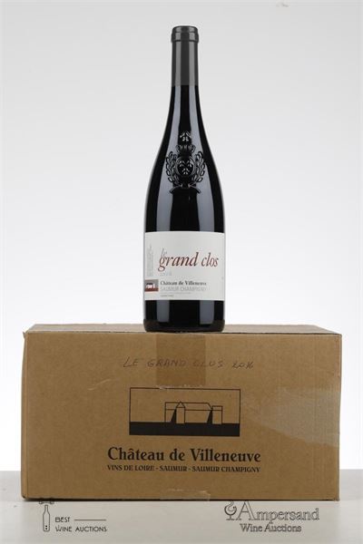 SAUMUR CHAMPIGNY LE GRAND CLOS 2016 - Chateau de Villeneuve - 6 Bottles - Oc 6