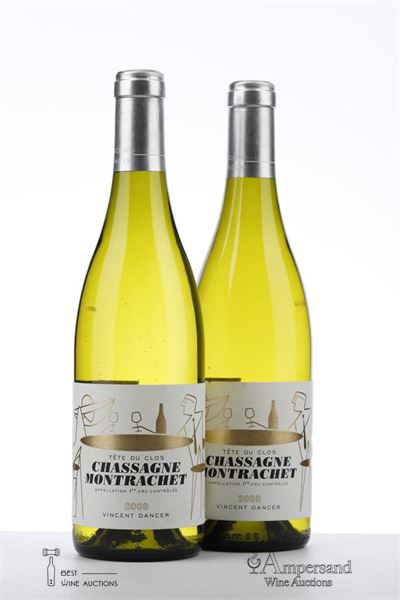 CHASSAGNE MONTRACHET BLANC TETE DU CLOS 2008 - Vincent Dancer - 2 Bottles