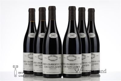 GEVREY CHAMBERTIN CLOS ST JACQUES 2005 - Sylvie Esmonin - 6 Bottles