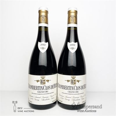 CHAMBERTIN CLOS DE BEZE 2002 - Armand Rousseau - 2 Bottles