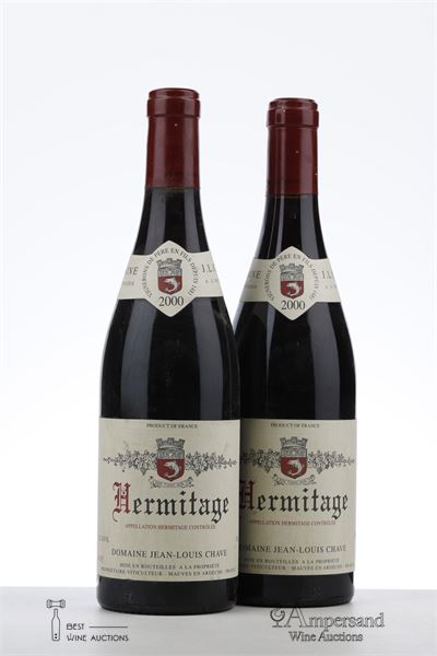 HERMITAGE ROUGE 2000 - Jean Louis Chave - 2 Bottles