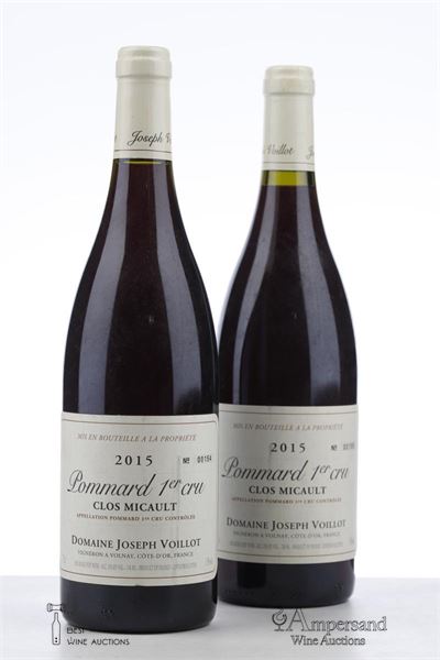 POMMARD CLOS MICAULT 2015 - Joseph Voillot - 2 Bottles