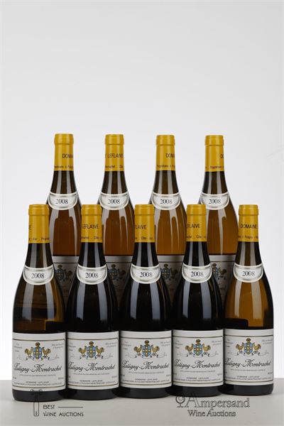 PULIGNY MONTRACHET 2008 - Domaine Leflaive - 9 Bottles