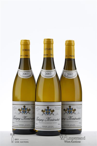 PULIGNY MONTRACHET 2007 - Domaine Leflaive - 3 Bottles