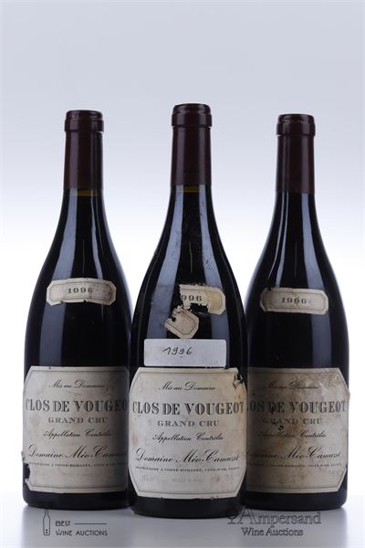 CLOS DE VOUGEOT 1996 - Meo Camuzet - 3 Bottles