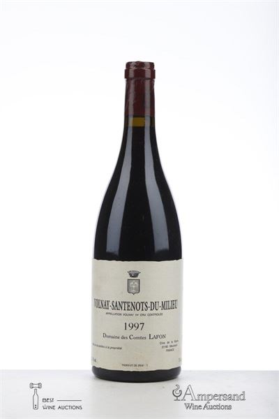 VOLNAY SANTENOTS DU MILIEU 1997 - Comtes Lafon - 1 Bottle