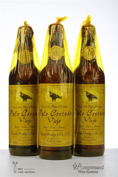 SHERRY PALO CORTADO VIEJO NV - Hidalgo - 3 Bottles
