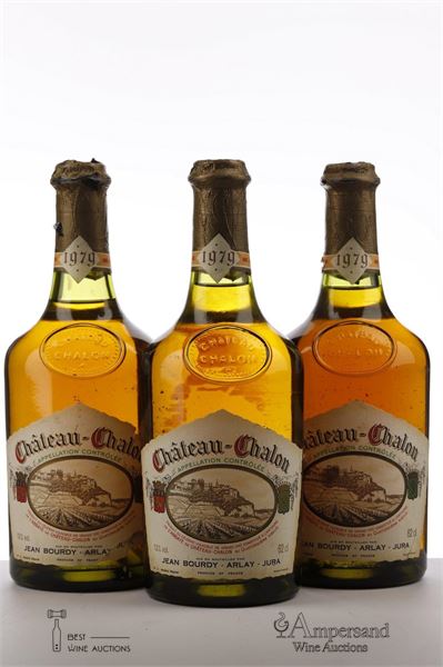 CHATEAU CHALON 1979 - Jean Bourdy - 3 X 0,620 Liter Bottles