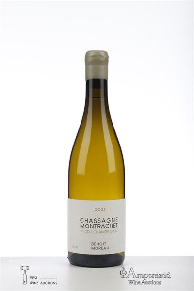 CHASSAGNE MONTRACHET BLANC CHAMPS GAINS 2021 - Benoit Moreau - 1 Bottle