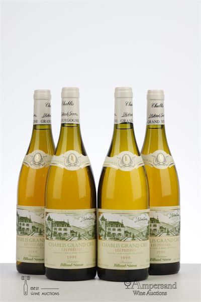 CHABLIS LES PREUSES 1996 - Billaud Simon - 4 Bottles