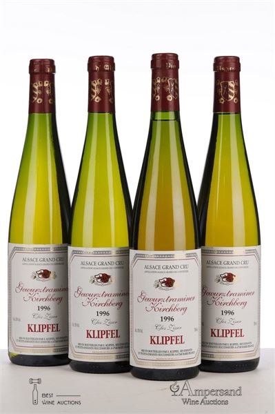 GEWURZTRAMINER KIRCHBERG 1996 - Klipfel - 4 Bottles