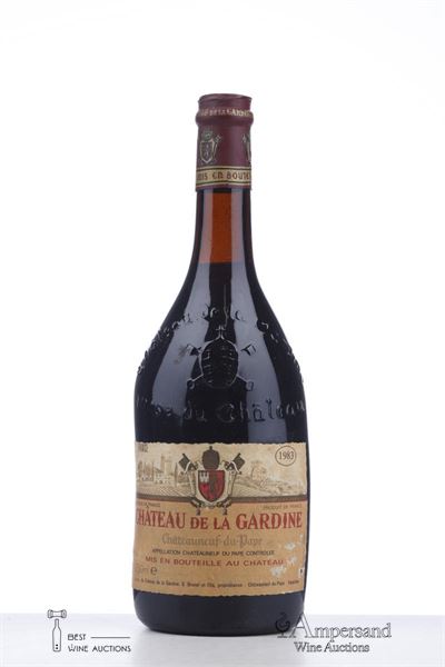 CHATEAUNEUF DU PAPE LA GARDINE 1983 - Chateau de la Gardine - 1 Bottle