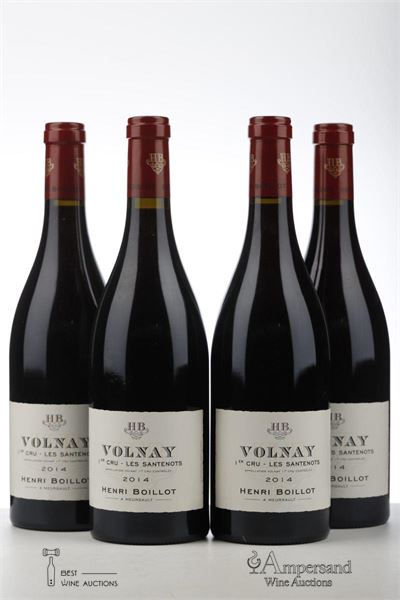 VOLNAY LES SANTENOTS 2014 - Henri Boillot - 4 Bottles