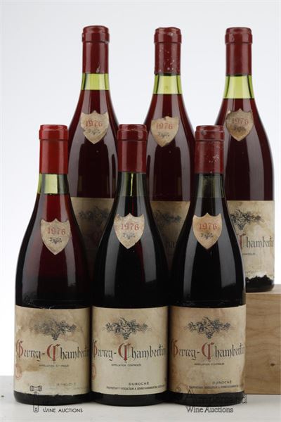 GEVREY CHAMBERTIN 1976 - Duroche - 6 Bottles