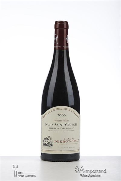 NUITS ST GEORGES LES MURGERS VIEILLES VIGNES 2008 - Perrot Minot - 1 Bottle
