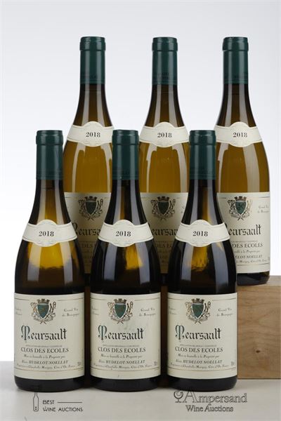 MEURSAULT CLOS DES ECOLES 2018 - Alain Hudelot-Noellat - 6 Bottles