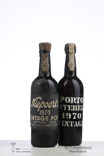MIXED LOT VINTAGE PORT NIEPORT - MONTEBELLO  1970 - Montebello - 2 Bottles
