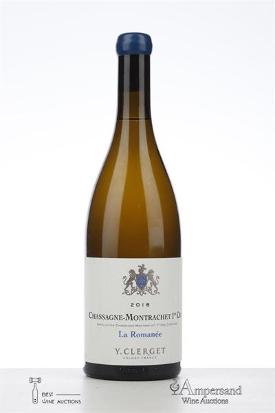 CHASSAGNE MONTRACHET BLANC LA ROMANEE 2018 - Yvon Clerget - 1 Bottle