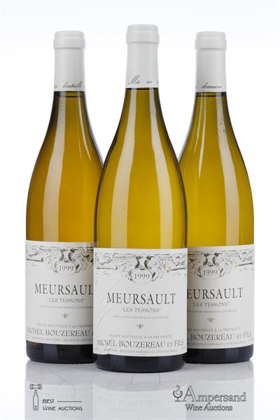 MEURSAULT LES TESSONS 1999 - Michel Bouzereau - 3 Bottles