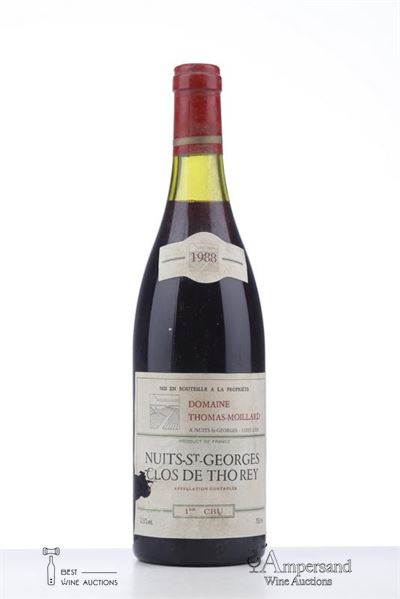NUITS ST GEORGES LES THOREY 1988 - Thomas Moillard - 1 Bottle
