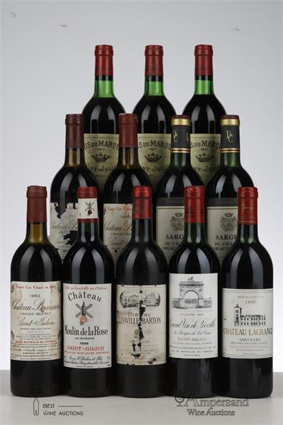 LOT BORDEAUX SAINT JULIEN MIXED - Mc - 12 Bottles