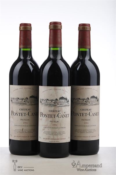 PONTET CANET 1994 - Mc - 3 Bottles