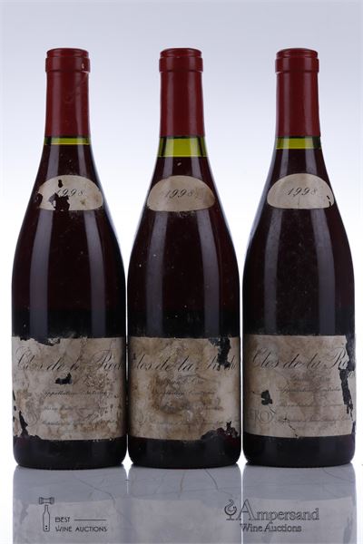CLOS DE LA ROCHE 1998 - Leroy - 3 Bottles