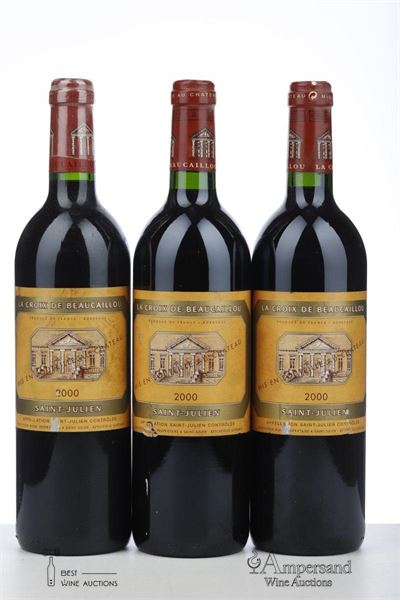 LA CROIX DE BEAUCAILLOU 2000 - Mc - 3 Bottles