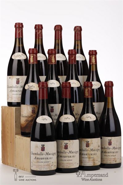 CHAMBOLLE MUSIGNY LES AMOUREUSES 1984 - Robert Groffier - 12 Bottles
