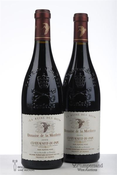 CHATEAUNEUF DU PAPE LA REINE DES BOIS 2008 - Domaine de la Mordoree - 2 Bottles