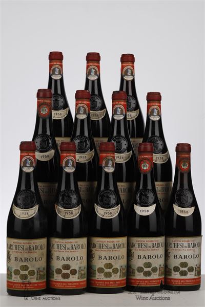 BAROLO 1958 - Marchesi di Barolo - 12 Bottles