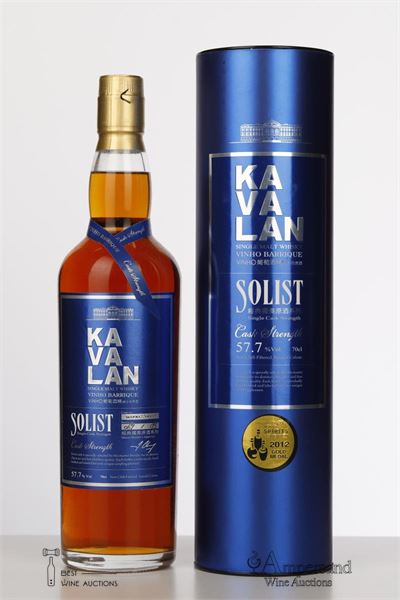 KAVALAN SOLIST VINHO BARRIQUE CASK STRENGHT  - Alc 57,7% 1 Bottle