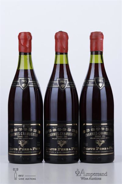 CHARMES CHAMBERTIN 1985 - Camus - 3 Bottles