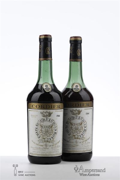GRUAUD LAROSE 1966 - Mc - 2 Bottles