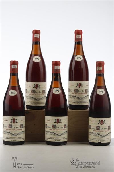 VOLNAY CLOS DES CHENES 1976 - Leymarie - 5 Bottles
