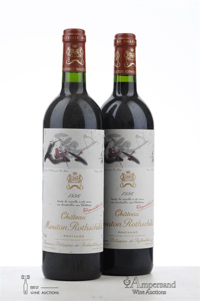 MOUTON ROTHSCHILD 1996 - Mc - 2 Bottles