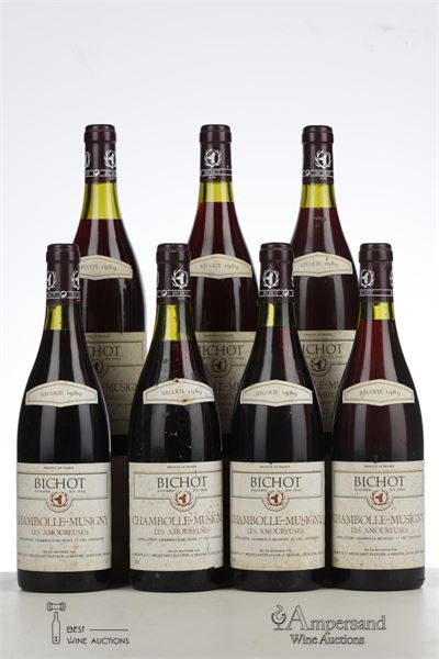 CHAMBOLLE MUSIGNY LES AMOUREUSES 1989 - Albert Bichot - 7 Bottles