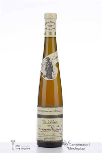 GEWURZTRAMINER ALTENBERG DE BERGHEIM SELECTION GRAINS NOBLES 2010 - Weinbach - 1 x 0,375Ltr