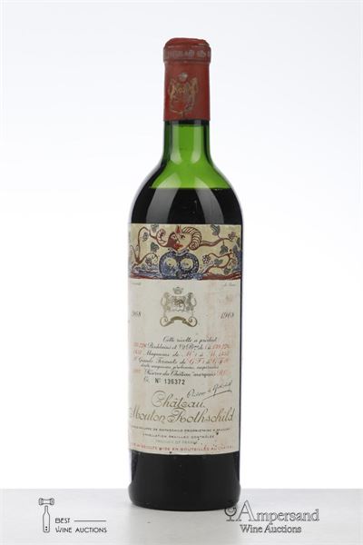 MOUTON ROTHSCHILD 1968 - Mc - 1 Bottle