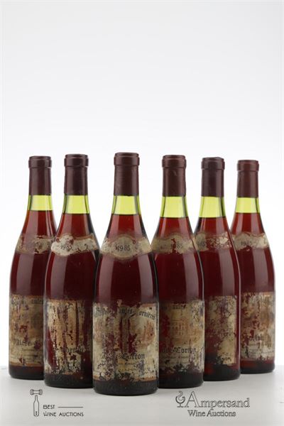 ALOXE CORTON 1985 - Domaine des Hautes Chappeles - 6 Bottles