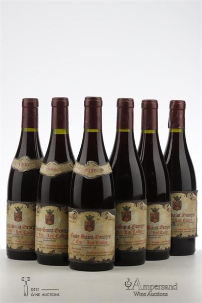 NUITS ST GEORGES LES CAILLES 1996 - Anne Marie Gille - 6 Bottles