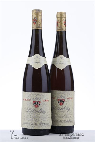 PINOT GRIS ROTENBERG VENDANGE TARIDVE 1996 - Zind Humbrecht - 2 Bottles