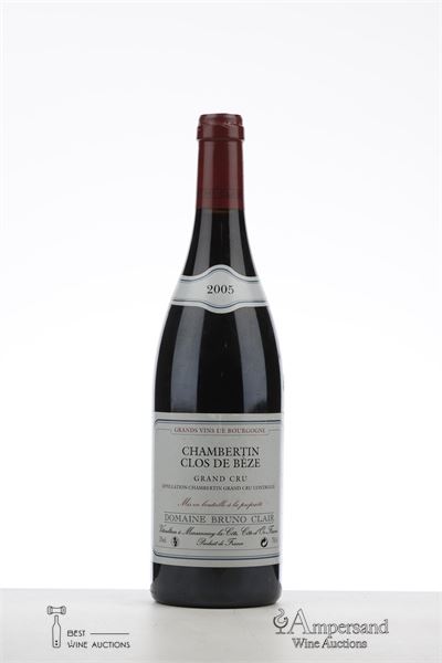 CHAMBERTIN CLOS DE BEZE 2005 - Bruno Clair - 1 Bottle