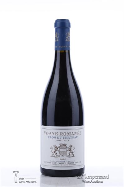 VOSNE ROMANEE CLOS DU CHATEAU 2003 - Comte Liger Belair - 1 Bottle