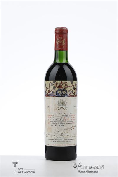MOUTON ROTHSCHILD 1968 - Mc - 1 Bottle