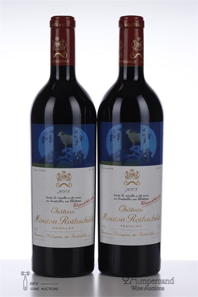 MOUTON ROTHSCHILD 2008 - Mc - 2 Bottles