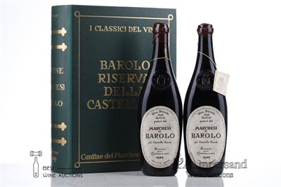 BAROLO RISERVA DELLA CASTELLANA 1949 - Marchesi di Barolo - 2 Bottles - Oc  2